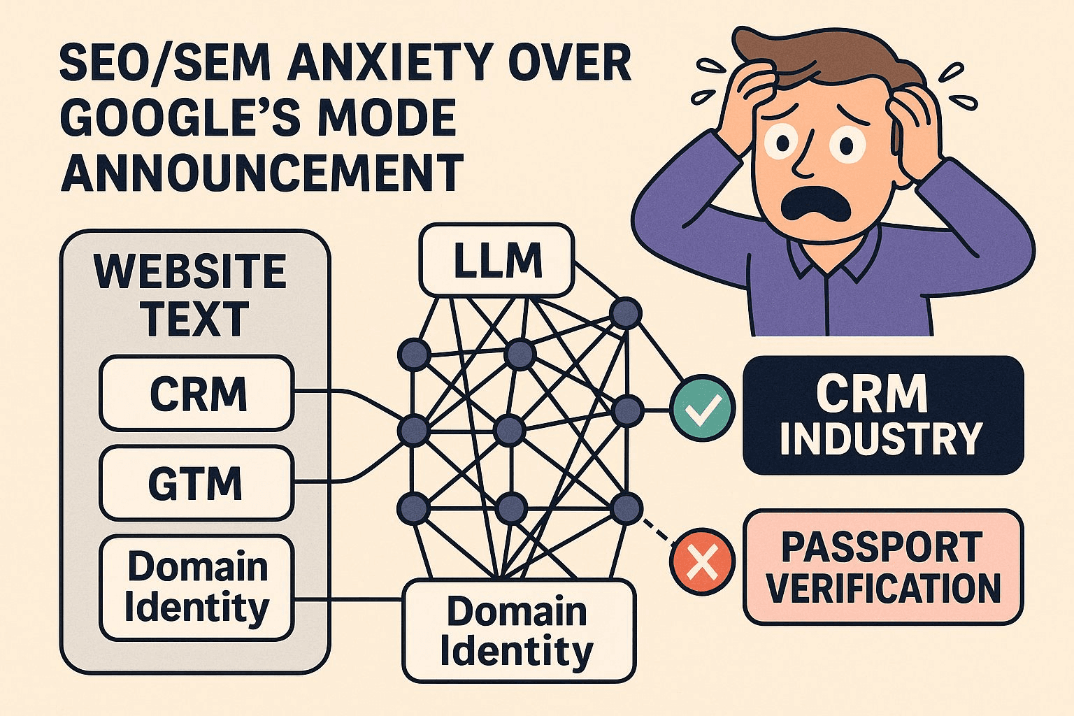 Seeing some panic in SEO/SEM circles over Google's Mode announcement. So, what now?